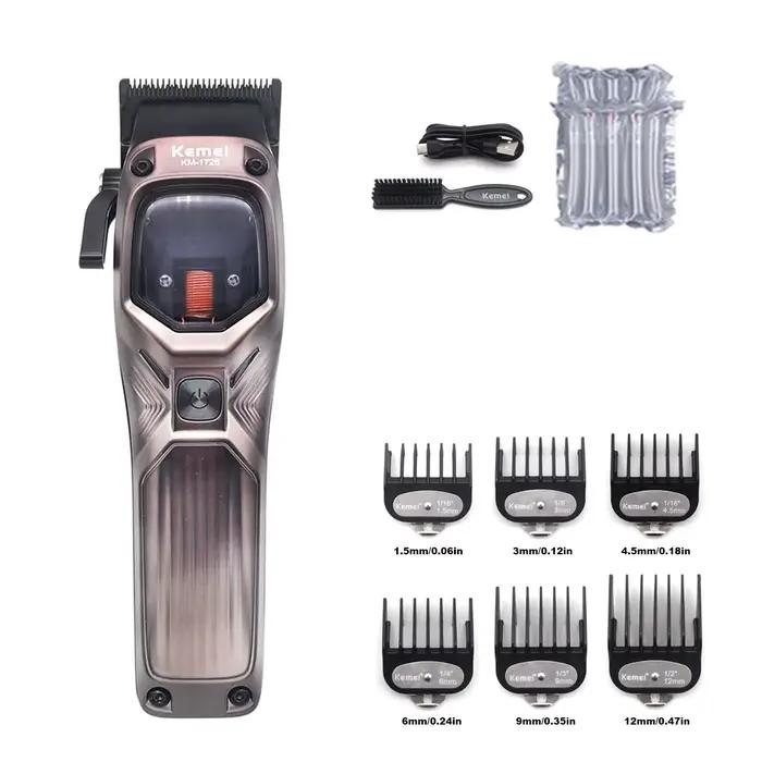 KEMEI 1726 tondeuse à cheveux professionnelle avec lame DLC 12W 10000 tr/min moteur vectoriel magnét