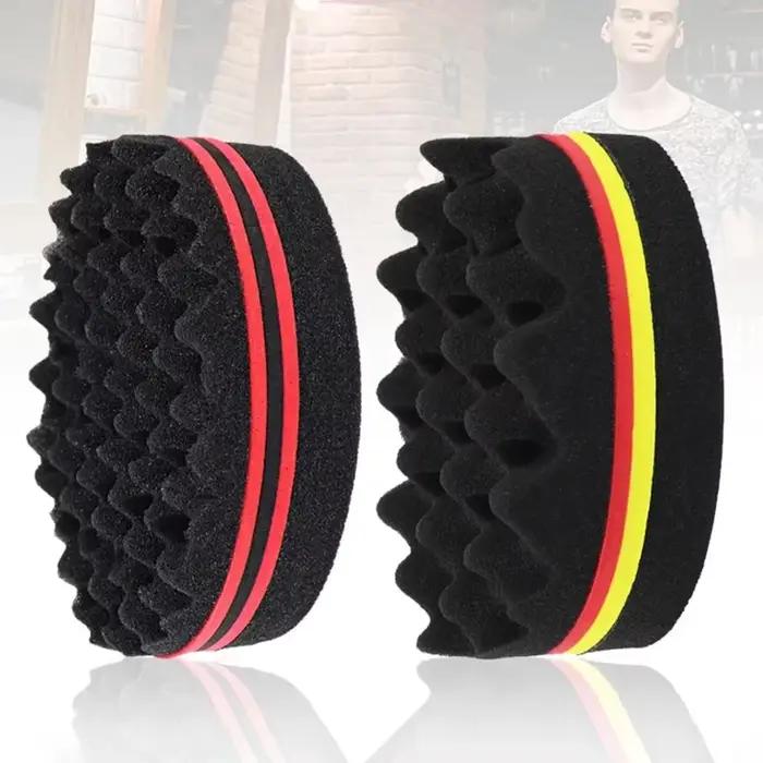 Brosse à cheveux torsadée magique double face, éponge nar, outil lavable, rouleau de vague, style de