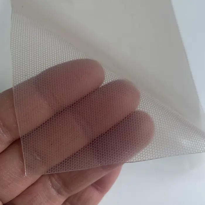 Tissu en silicone antidérapant 10 cm x 30 cm pour bases de perruques, fabrication de perruques, et r