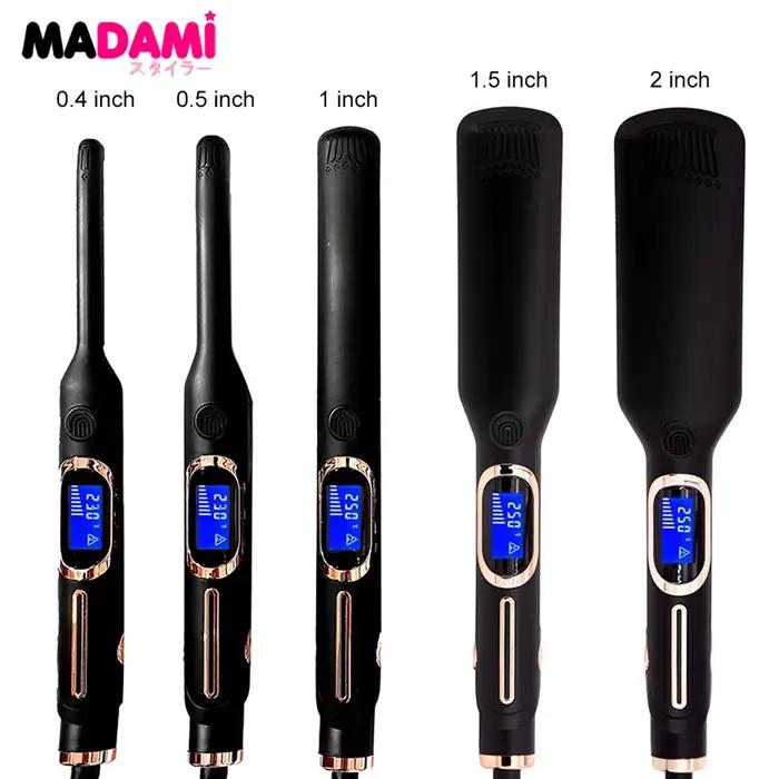 Fer à lisser bigoudi professionnel haute température chauffage rapide 450 ℉   / 480 ℉   Fer plat pou