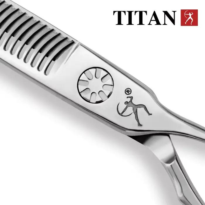 Ciseaux à cheveux Titan en acier vg10, ciseaux tranchants, ciseaux de coiffure professionnels, cisea