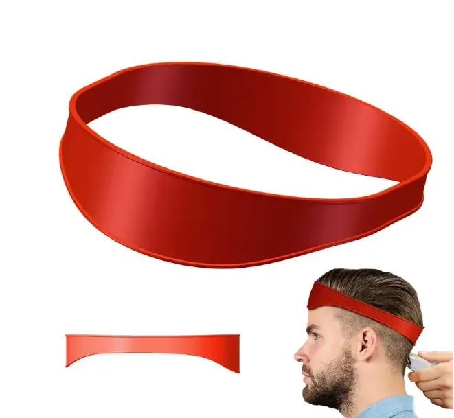Outil de coupe de cheveux décoloré, bricolage, modèle de coupe de cheveux à domicile, bandeau incurv