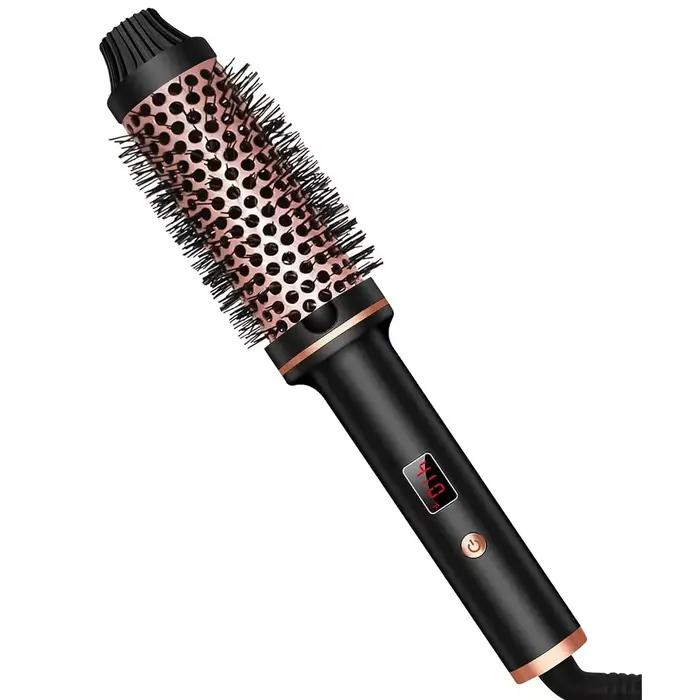 Fer à lisser ionique 3 en 1, fer à friser professionnel, brosse de coiffure chauffante, brosse therm