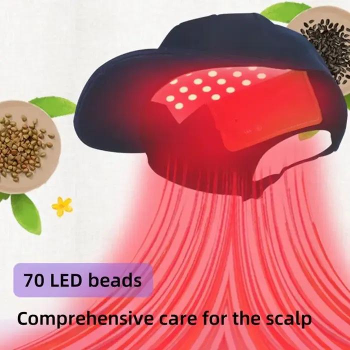 Bouchon de croissance des cheveux à lumière rouge, dispositif de thérapie Anti-perte de cheveux à in
