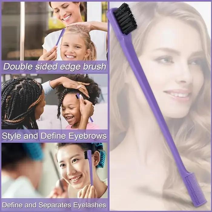 5/6 pièces ensemble de peignes démêlant brosse à cheveux cheveux bouclés incurvé queue de Rat peigne