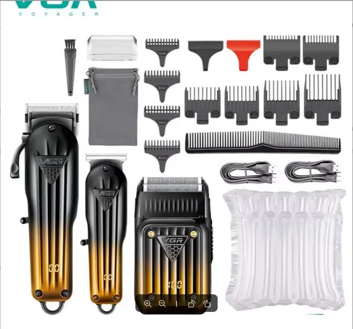 Vgaz644-Rasoir électrique professionnel aste pour hommes, tondeuse à cheveux dégradée, poussoir élec