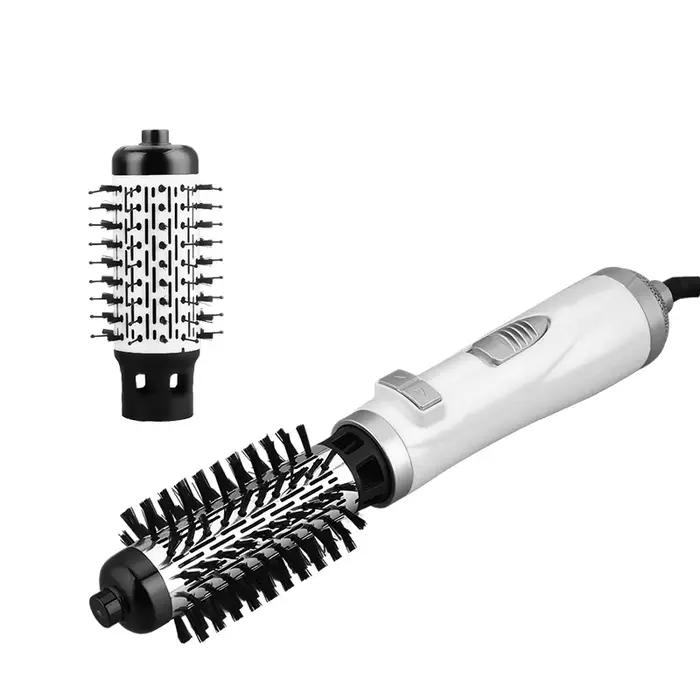 Brosse soufflante rotative 2 en 1, brosse à air chaud rotative, sèche-cheveux automatique, brosse sè