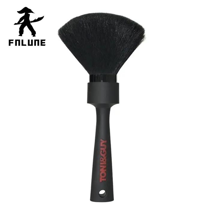 FnLune brosse à cheveux déchiquetée manche Long Tony couverture brosse à poussière fibre cheveux ras