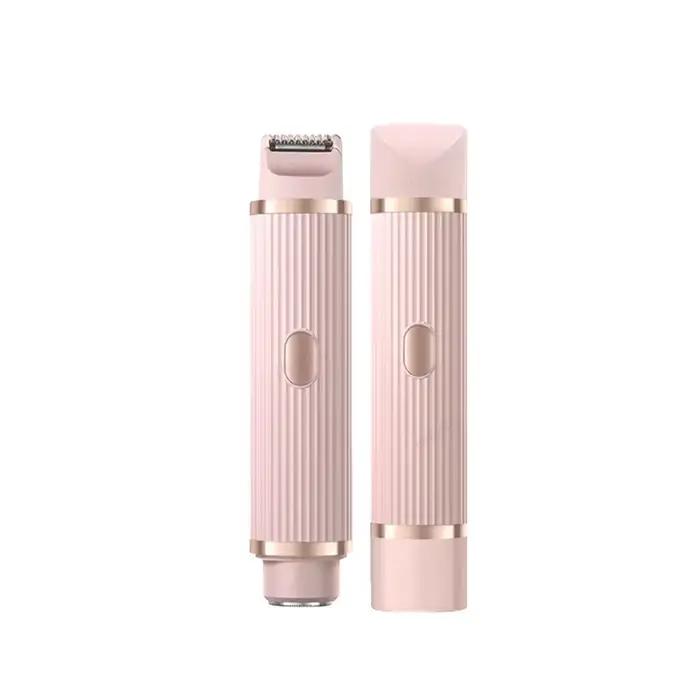 Rasoirs électriques pour femmes 2 en 1, tondeuse Bikini, épilateur Portable indolore, tondeuse à che