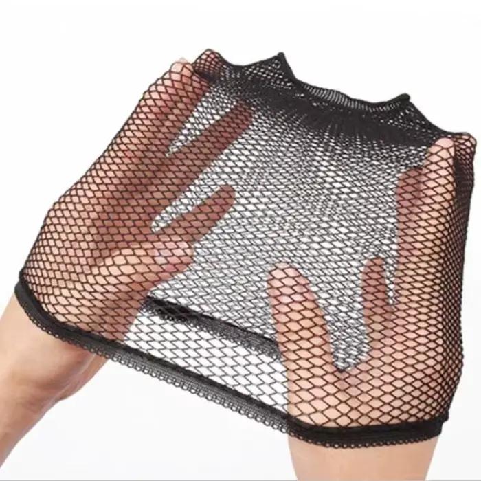 Filet à cheveux en Nylon noir pour femmes, matériaux pour la fabrication de perruques, élastiques ex