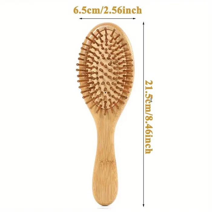 Brosse à cheveux en bois pour favoriser la croissance des cheveux, peigne en bambou anti-chute, outi