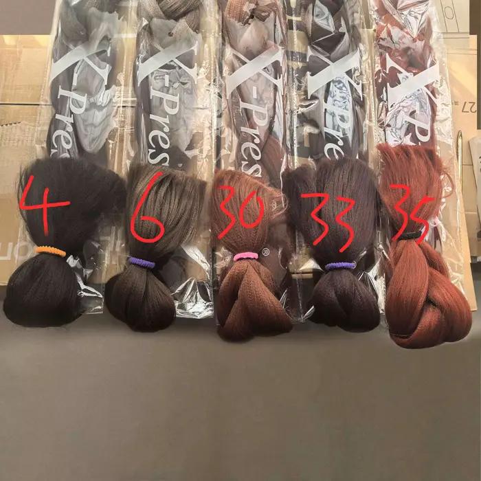 Cheveux synthétiques pour tresses jumbo Kanekalon de 82 pouces de long, extensions de cheveux pour t