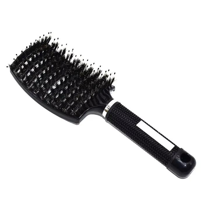 Brosse à cheveux pour Salon de coiffure, Massage du cuir chevelu, poils en Nylon pour femmes, brosse