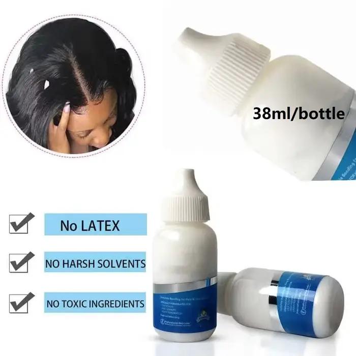 GHOSTBOND Adhésif de remplacement de cheveux 1,3 oz - Colle de liaison pour perruque invisible : rés