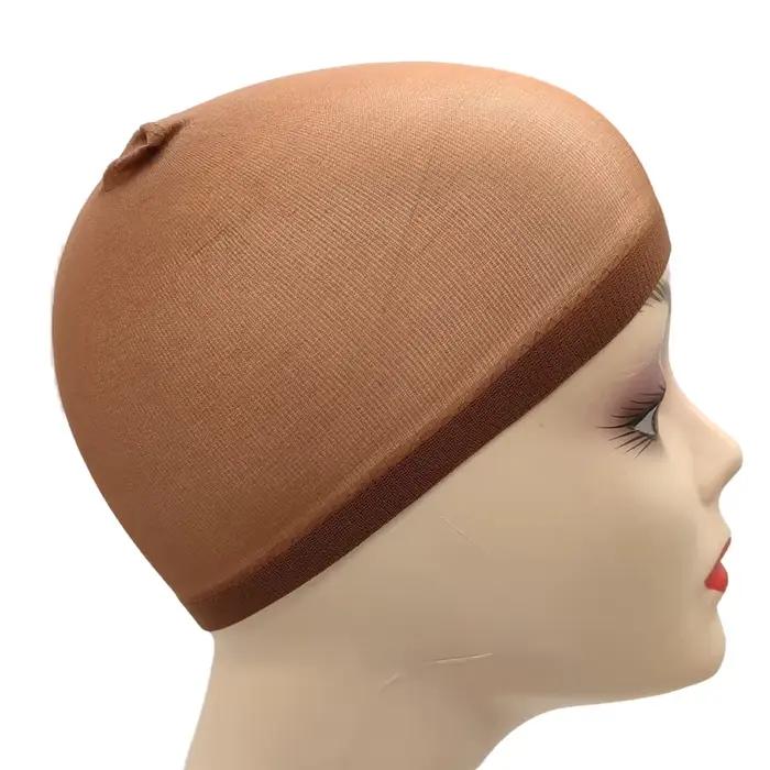 Filet de perruque pour tissage de cheveux, 2 pièces, noir/marron/peau/Beige, bonnet de perruque en m