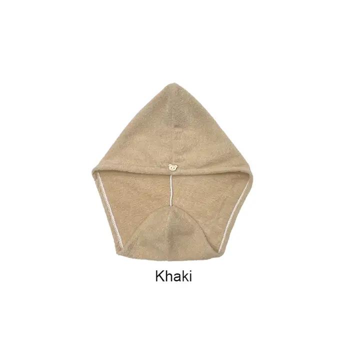 Serviette de cheveux en microfibre pour femmes, enveloppement de tête de douche spa, chapeau de séch