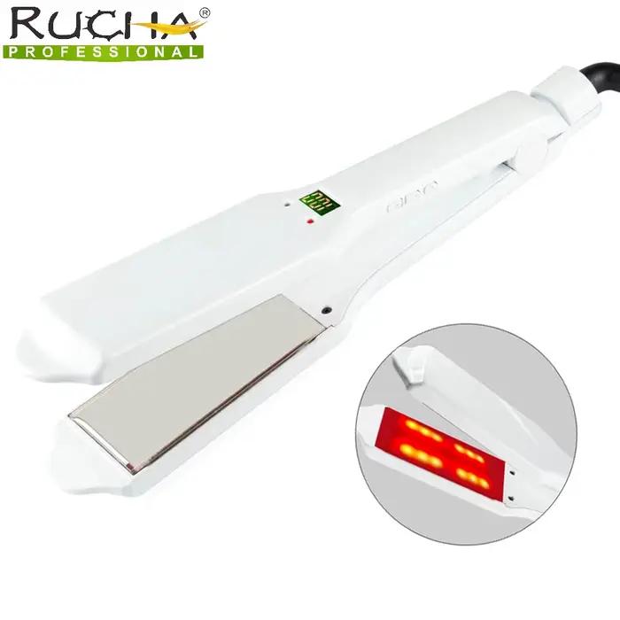 KerBrian-Fers infrarouges ultrasoniques pour cheveux secs crépus, fer de soin capillaire, réparation