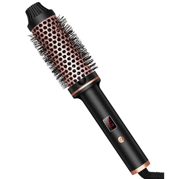 Fer à lisser ionique 3 en 1, fer à friser professionnel, brosse de coiffure chauffante, brosse therm