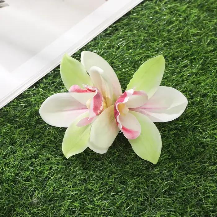 Barrettes à cheveux bohèmes en forme de fleurs d'orchidée, petites épingles à cheveux, barrettes de 