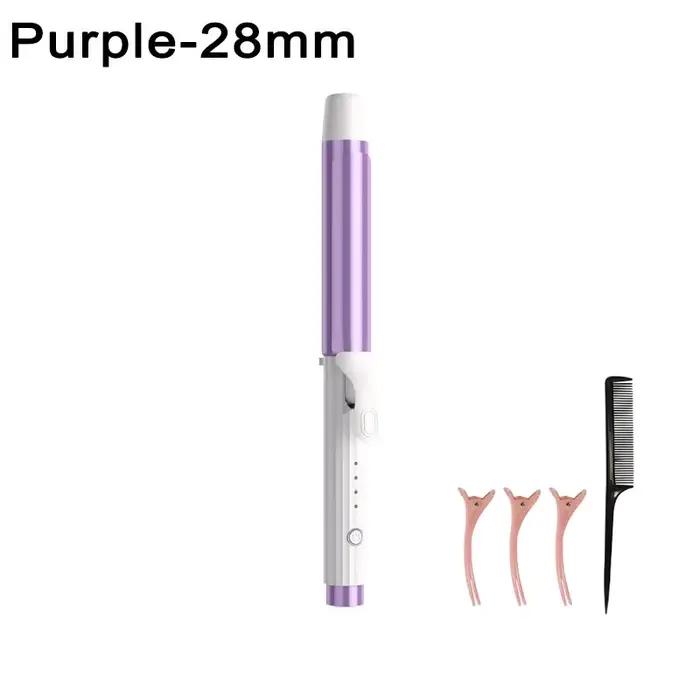 Fer à friser électrique 32mm bigoudi en céramique rouleau de cheveux 28mm fer à friser professionnel