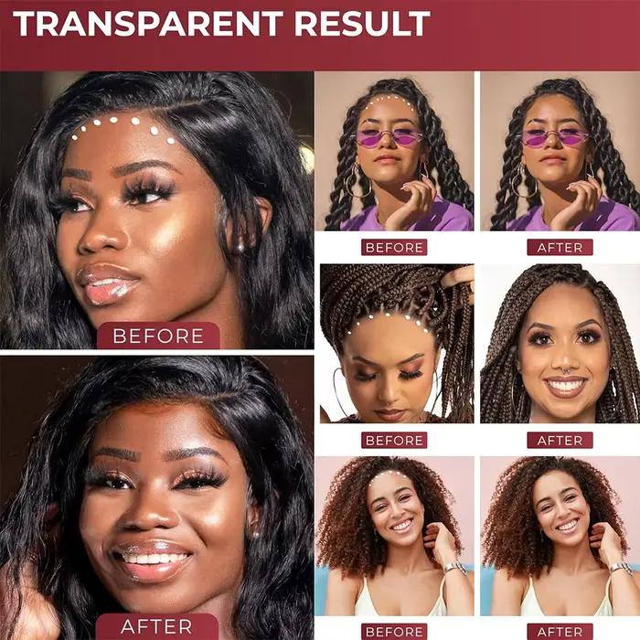 Colle pour perruque Lace Wig imperméable, 5/38ml, forte tenue, colle pour perruque Lace Front Wig, é