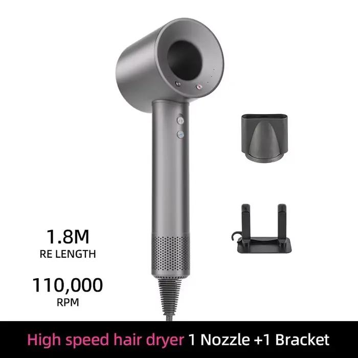 Sèche-cheveux professionnel sans pales à ions négatifs, accessoire ionique, outil de salon, portable