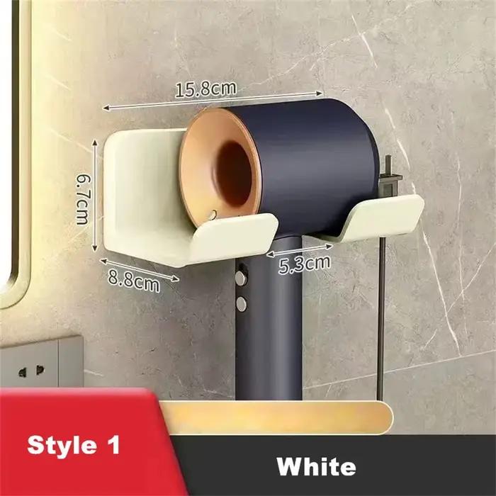 Support mural pour sèche-cheveux Dyson, étagère de salle de bain sans perçage, support en plastique 