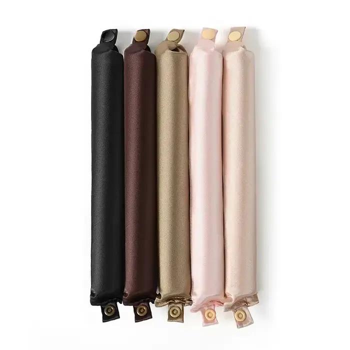 Tige à friser sans chaleur, bandeau en Satin, bigoudis sans chaleur, boucles paresseuses, bigoudis d