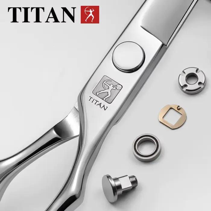 Titan ciseaux à cheveux professionnels coupe amincissante ciseaux à cheveux de barbier ciseaux de co