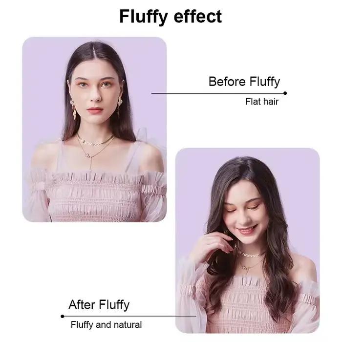 AkiraCosme-Fer à cheveux en céramique à volume moyen, bigoudi en fer à maïs moelleux à ions négatifs