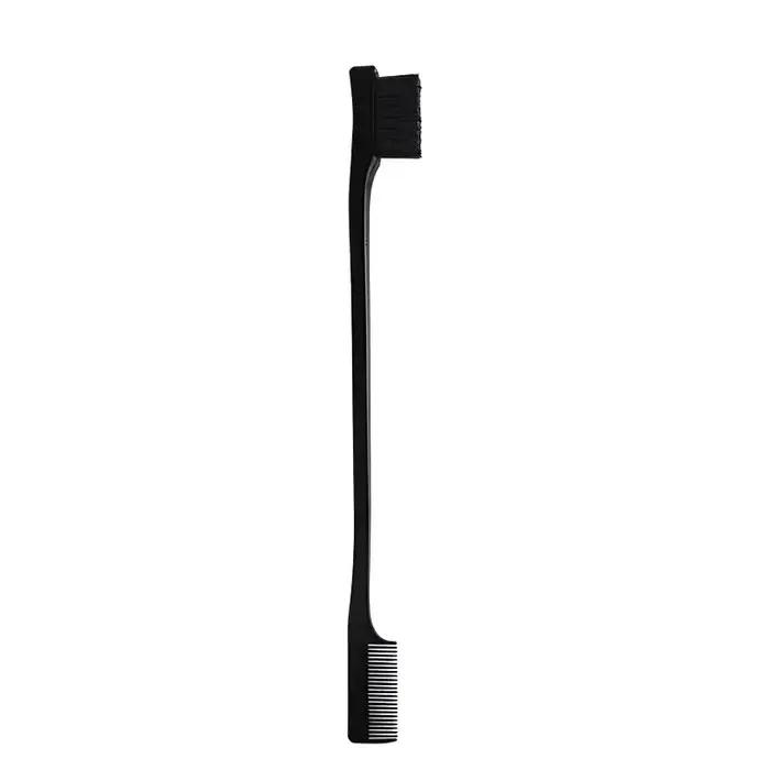 Brosse à cheveux antistatique 2 en 1, brosse à cheveux double face pour le contrôle des bords, outil