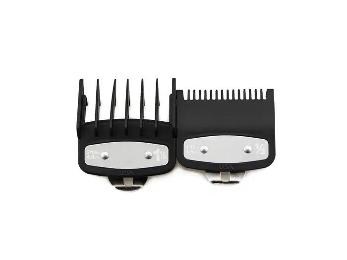 Guide de coupe de cheveux professionnel, 2 pièces, peigne de limite, outils de coiffure, fixation Co