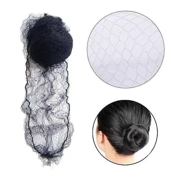 10/20/30/50 pièces filet à cheveux en Nylon Durable pour chignon outil de coiffure filet à cheveux n