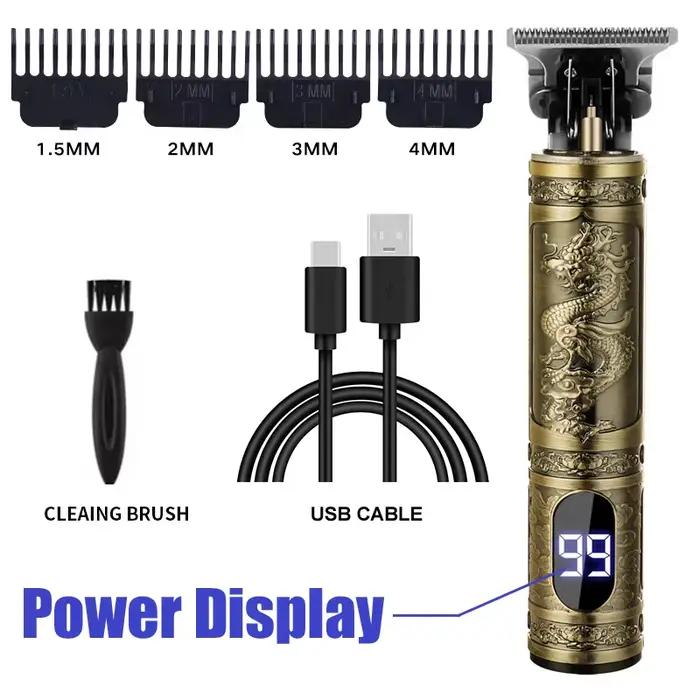 Tondeuse à cheveux électrique pour hommes, machine de découpe, rasage, coupe de cheveux, tondeuse à 