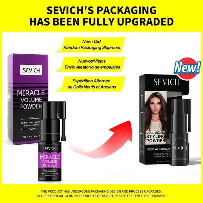 Sevich 4g cheveux moelleux poudre Spray modélisation naturelle rafraîchissant cheveux opaciçant poud