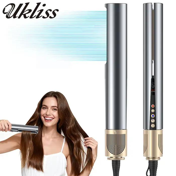 Lisseur à air chaud UKLISS 1500W, lisseur à air ionique avec air chaud et air froid, sans dommages c