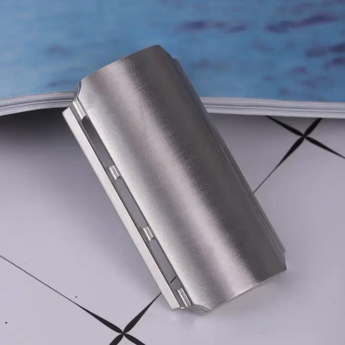 Tête de rasoir à double tranchant de sécurité en acier inoxydable Yaqi Telstar 316 pour hommes