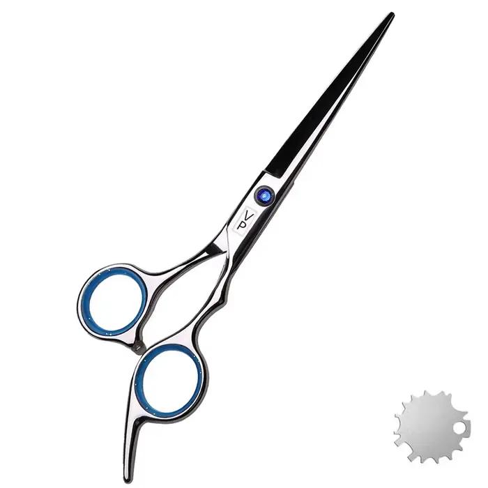 Ciseaux de coiffure professionnels pour coupe de cheveux, 6 pouces, en acier, pour Salon de coiffure
