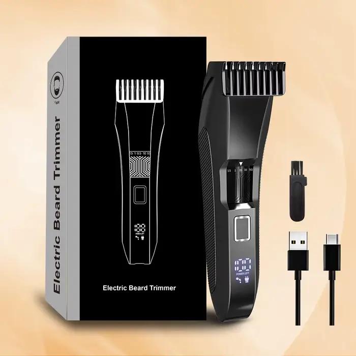 The Beard Tondeuse à barbe pour homme – Tondeuse sans fil réglable de 20 longueurs pour le visage et
