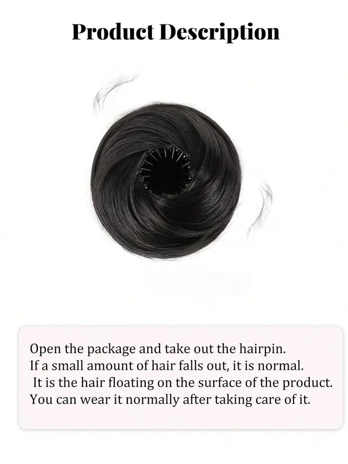 Perruque queue de cheval synthétique réglable pour femmes, chignon magique en forme de nid d'oiseau 