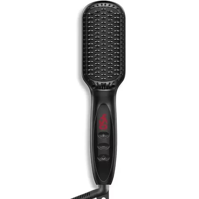Brosse lissante chauffante pour femmes, coiffage quotidien, laisse les cheveux lisses, doux, brillan