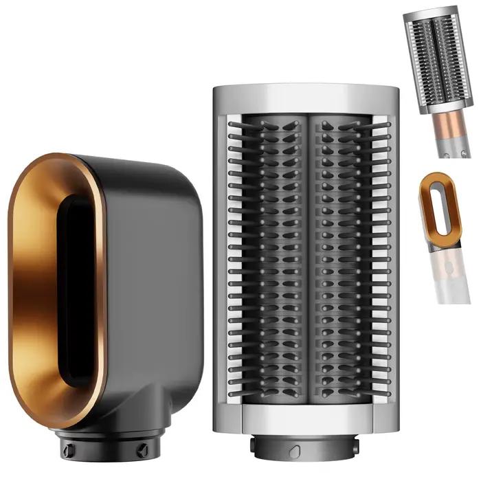 Brosse professionnelle à lisser ferme, 2 pièces, fixation Airwrap, sèche-linge pré-coiffage pour soi