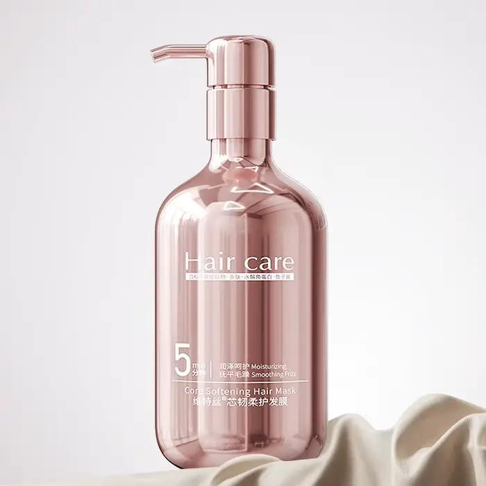 Masque capillaire à la kératine 500ml pour la restauration des cheveux abîmés, masque au caviar, sha
