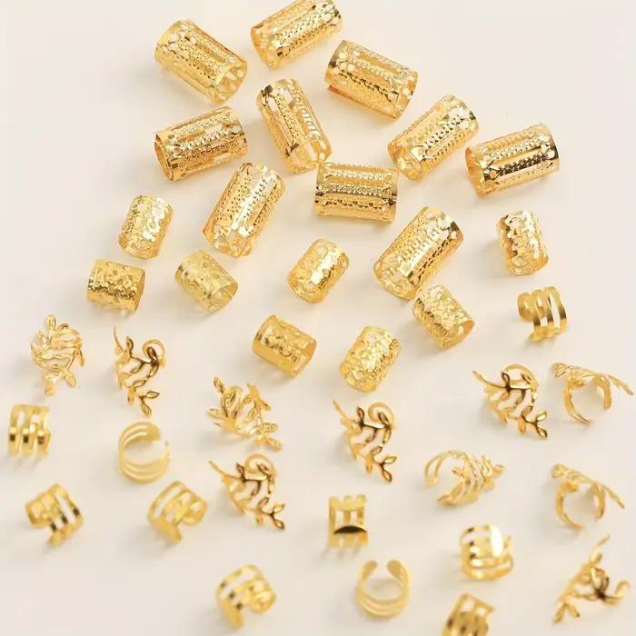 Anneaux de cheveux ajourés élégants pour femmes et filles, accessoires de cheveux DIY, bijoux de che
