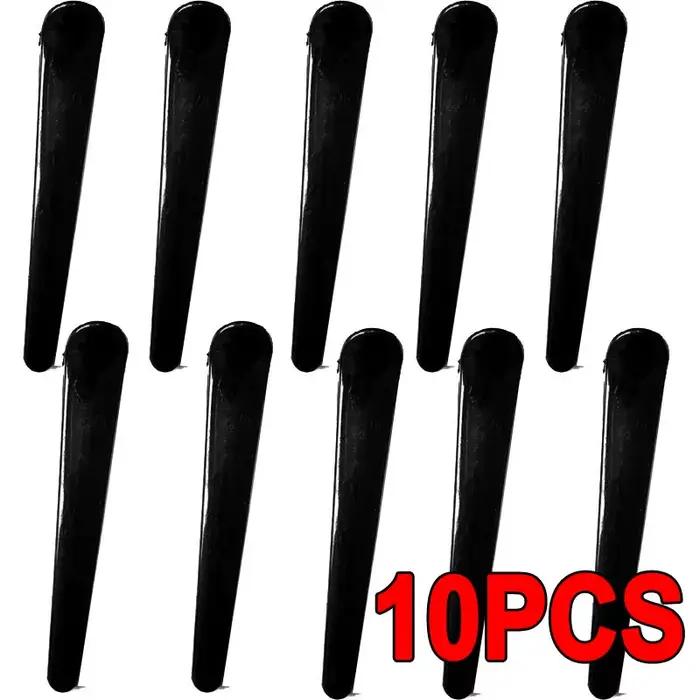 Pinces à cheveux pour coiffeur professionnel, pince à bec de canard, pince crocodile crocodile, 10 p