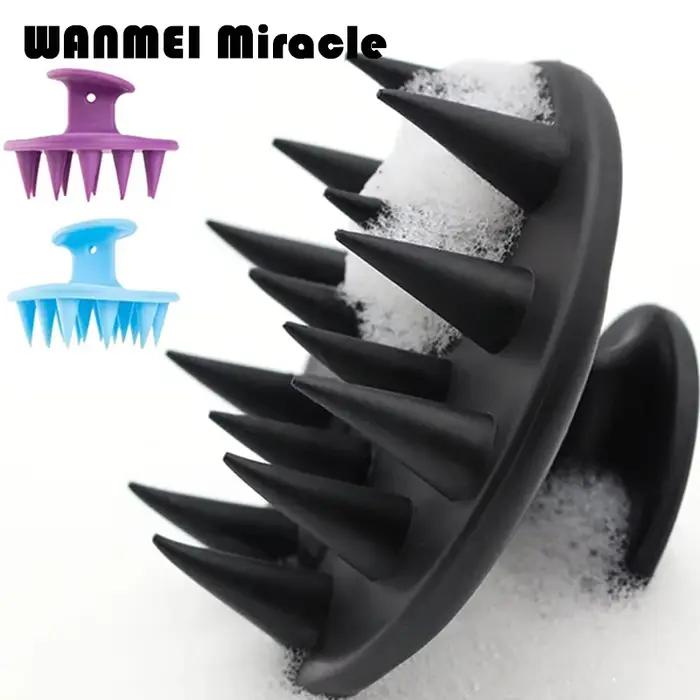 Brosse à cheveux en Silicone, masseur de cuir chevelu pour la croissance des cheveux, sans moule, sh
