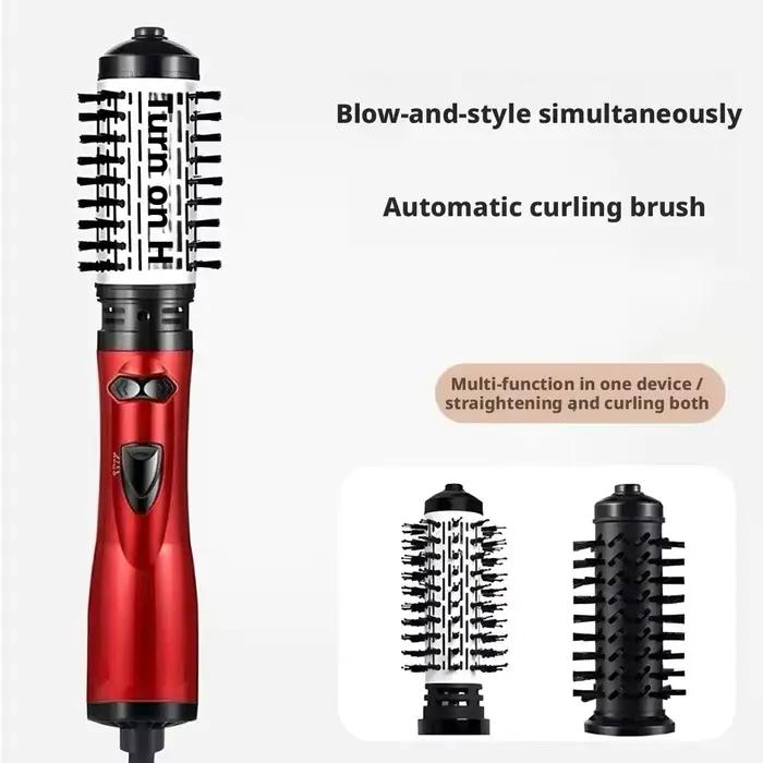Peigne à boucler automatique multifonctionnel, styler à air chaud 3 en 1, lisseur, boucleur, volumat