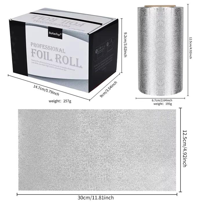 Feuille d'aluminium pour coloration des cheveux, feuilles de papier d'aluminium pour Salon de coiffu