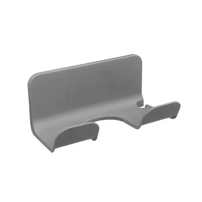 Support mural pour sèche-cheveux, étagère de salle de bain sans perçage, support en plastique pour s