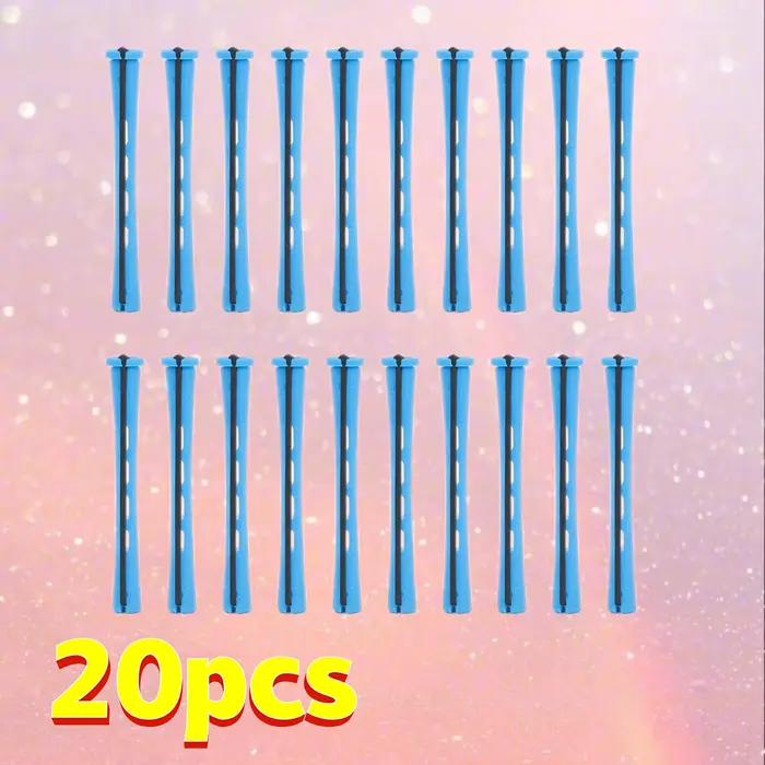 Ensemble de 20 fers à friser, adaptés aux cheveux naturels, fer à friser à ondes froides, adapté aux